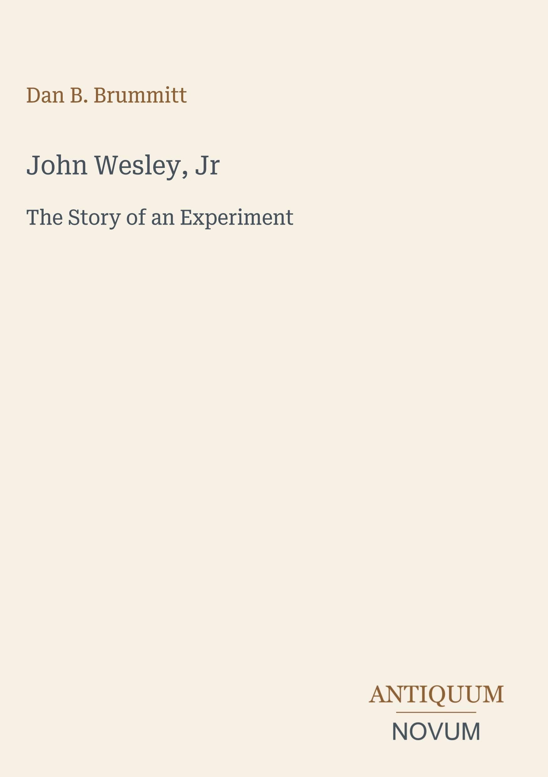 John Wesley, Jr