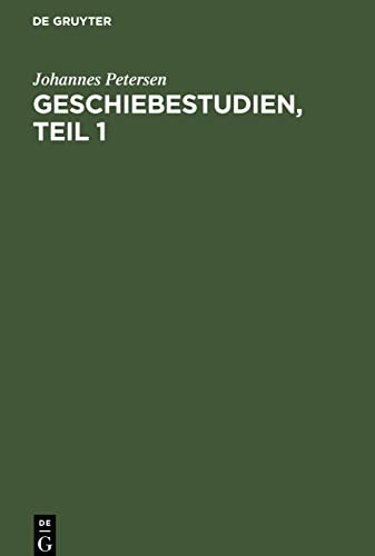 Geschiebestudien, Teil 1: Beiträge zur Kenntniss der Bewegungsrichtungen des diluvialen Inlandeises
