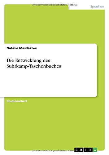 Die Entwicklung des Suhrkamp-Taschenbuches
