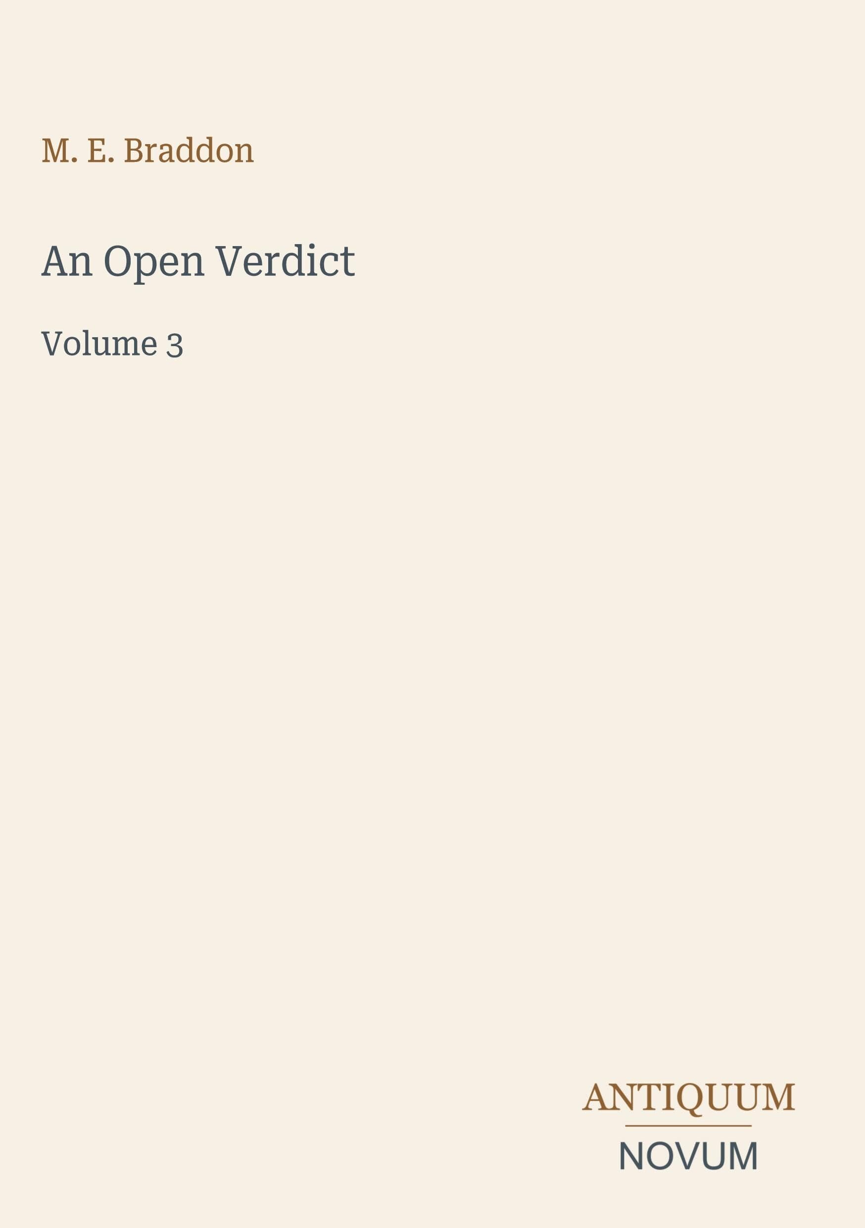 An Open Verdict