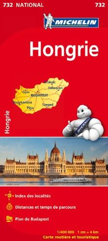 Carte Hongrie Michelin