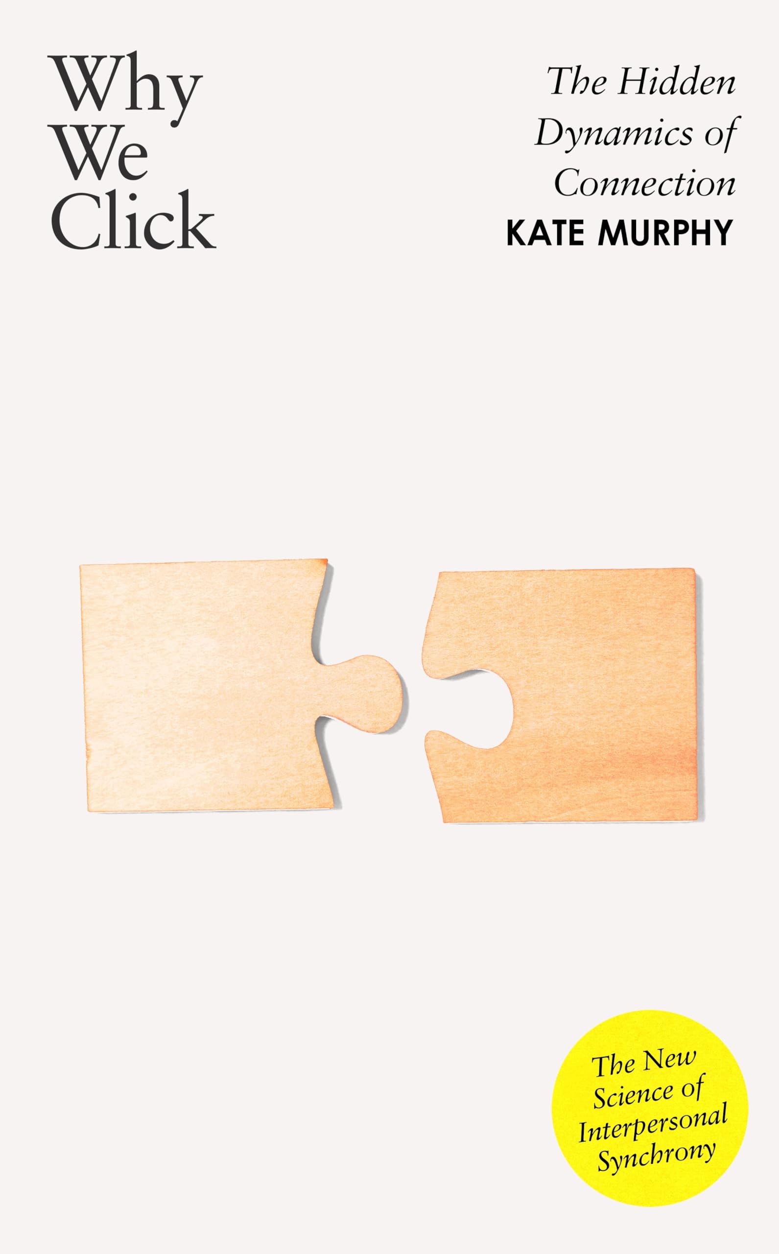 Why We Click: The Hidden Dynamics of Connection: 'The New Science of Interpersonal Synchrony'