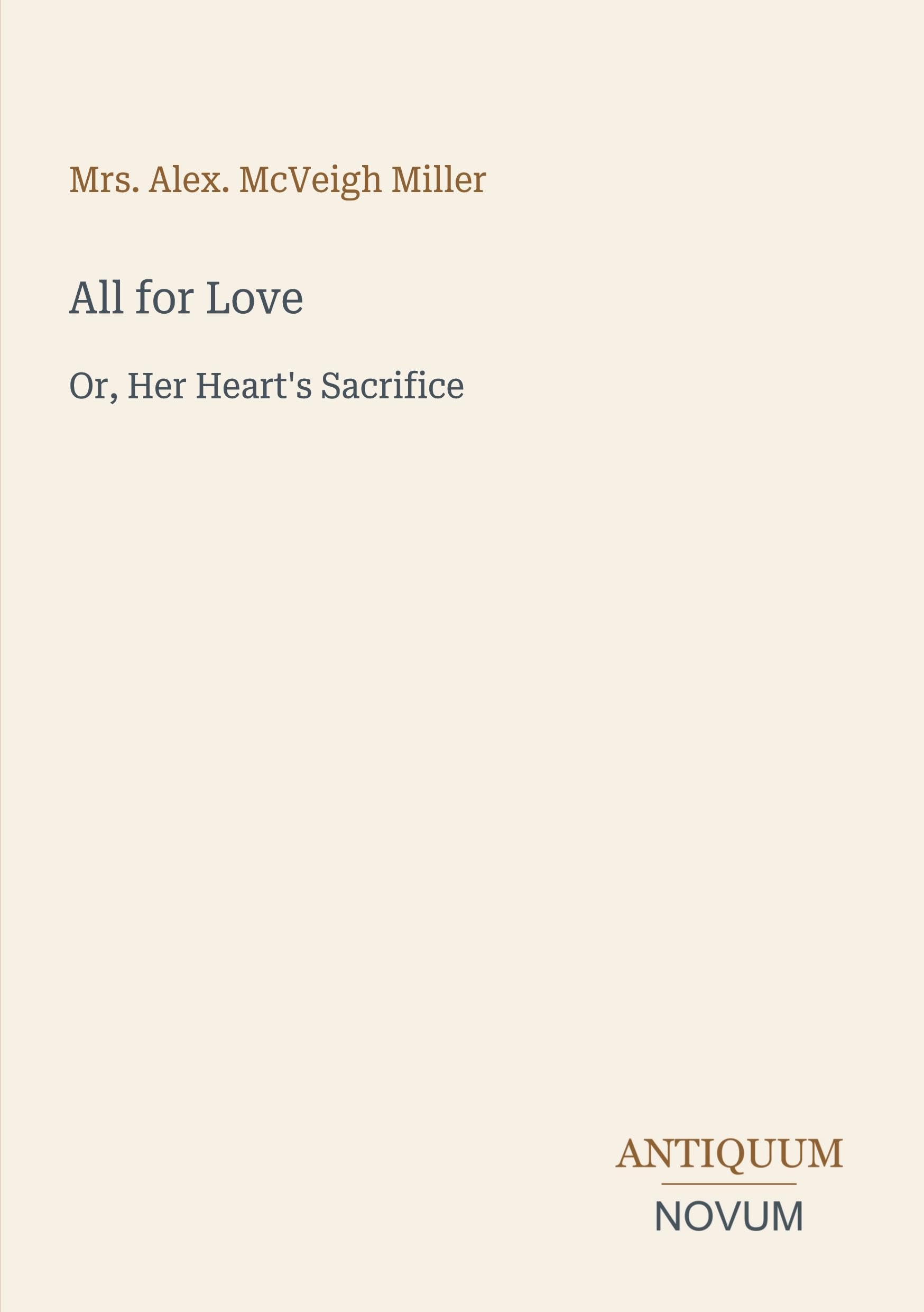 All for Love