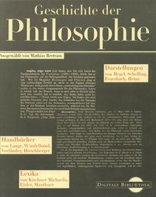 Geschichte der Philosophie. Darstellungen, Handbücher, Lexika (Digitale Bibliothek Bd. 3)