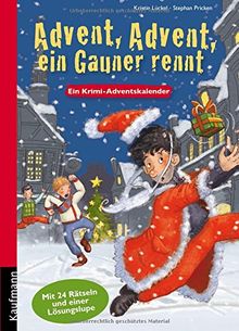 Advent, Advent, ein Gauner rennt: Krimi-Adventskalender-Buch