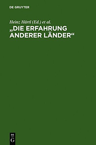 Die Erfahrung anderer Länder: Beiträge eines Wiepersdorfer Kolloquiums zu Achim und Bettina von Arnim
