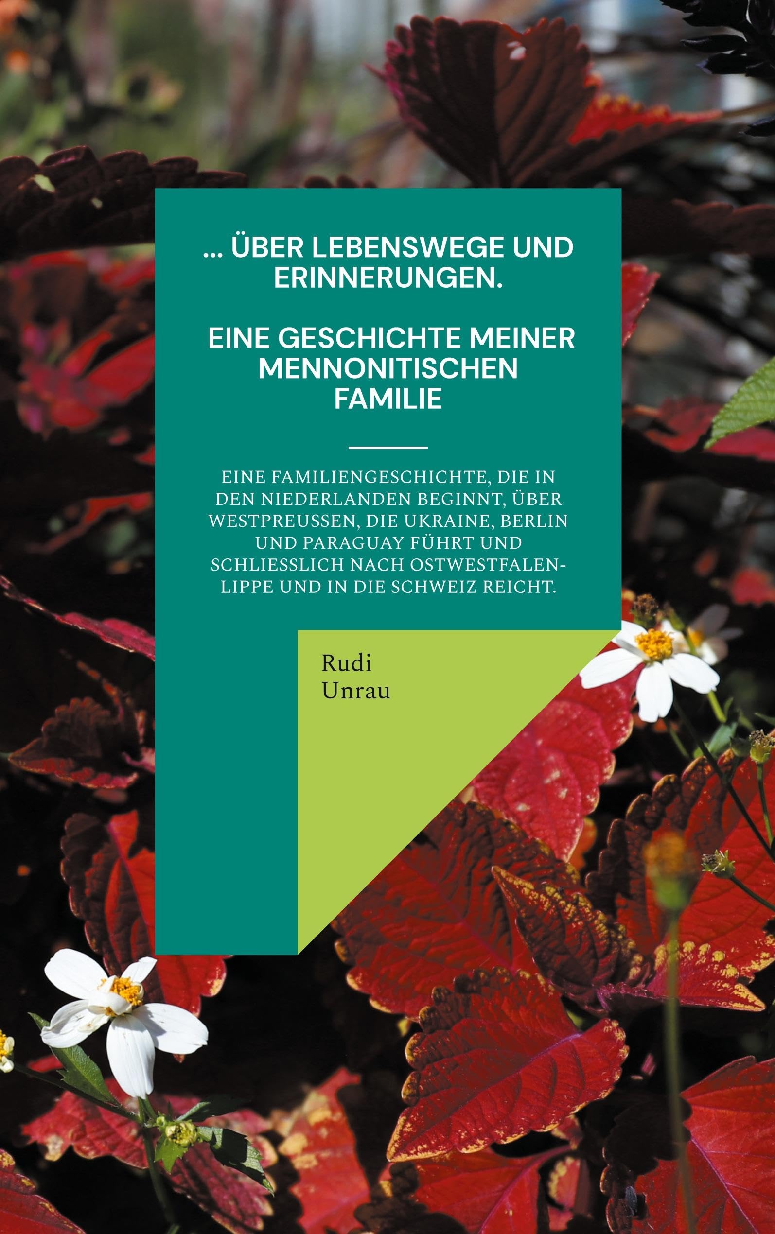 ... über Lebenswege und Erinnerungen. Eine Geschichte meiner mennonitischen Familie: Eine mennonitische Familiengeschichte, die in den Niederlanden ... Ostwestfalen-Lippe und in die Schweiz reicht.