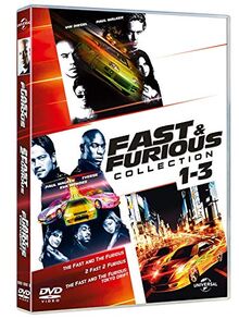 VIN DIESEL,WALKER,RODRIGUEZ,MENDES,BREWSTER,LEVINE,RULE,YUNE - FAST & FURIOUS 1-3 :TUNING COLL. (BOX 3 DV) (FF+FF2+FF3) (3 DVD)