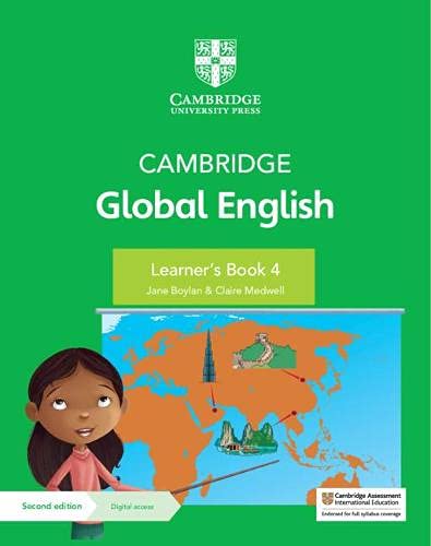 Jane Boylan Cambridge Global English Learner's Book 4 With Digital Access (1 Year), For Cambridge Primary English As A Second Language (Cambridge Primary Global