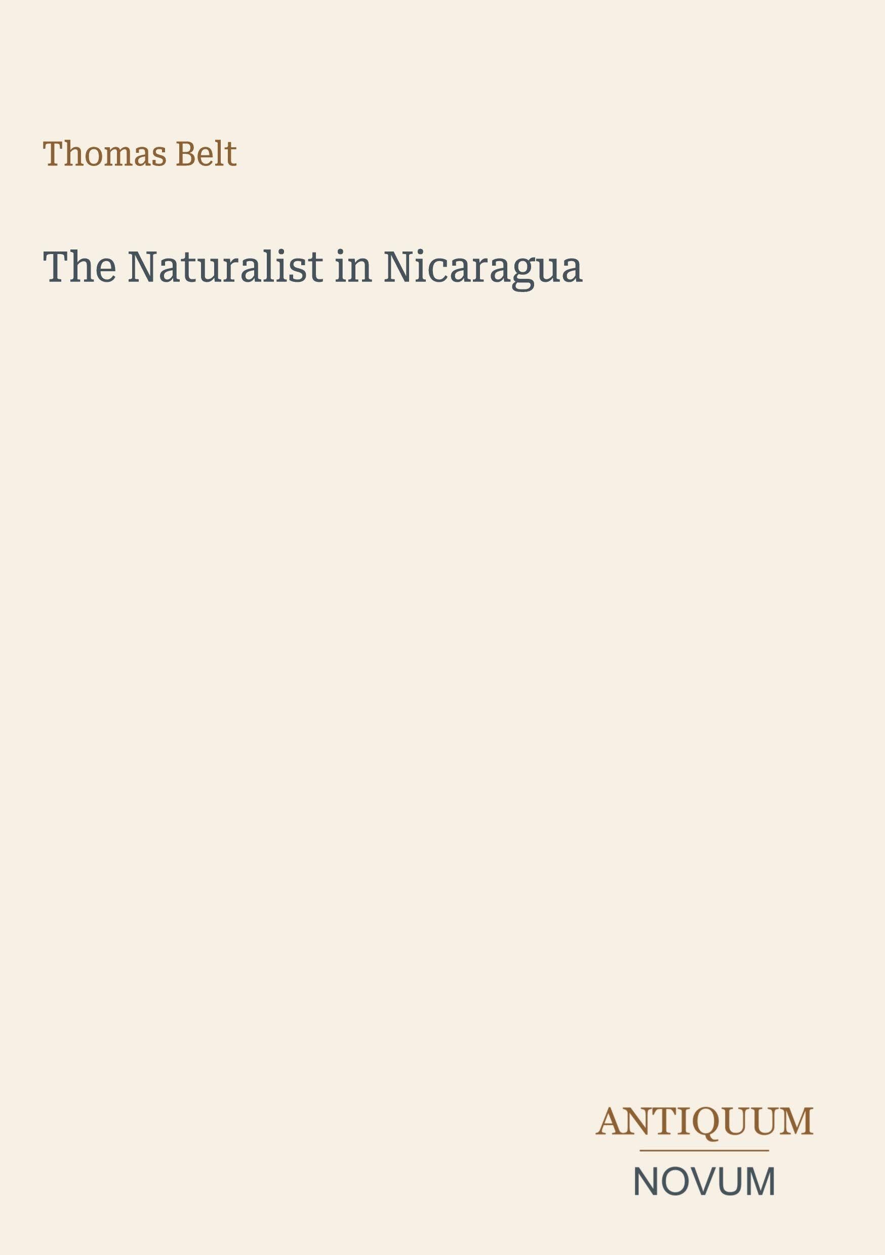The Naturalist in Nicaragua