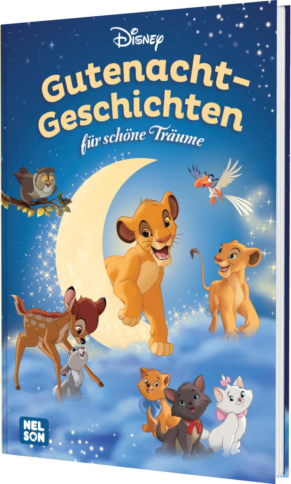Disney Vorlesebuch: Gutenacht-Geschichten für schöne Träume: 4 bezaubernde Vorlesegeschichten | Disney-Klassiker zum Vorlesen für Kinder ab 3 Jahren