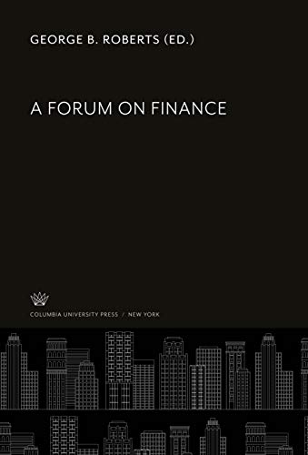 A Forum on Finance