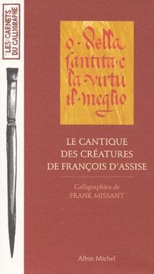 Le Cantique des créatures de saint François d'Assise