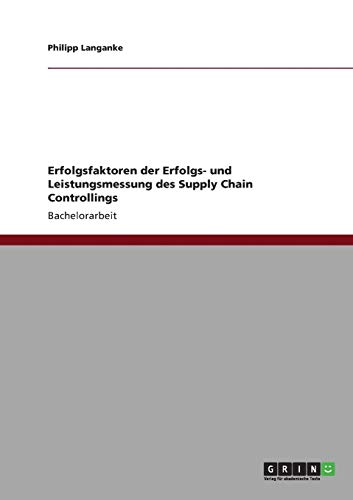 Erfolgsfaktoren der Erfolgs- und Leistungsmessung des Supply Chain Controllings