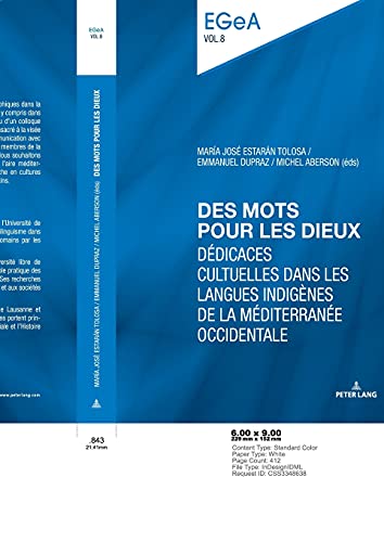 Des mots pour les dieux : dédicaces cultuelles dans les langues indigènes de la Méditerranée occidentale