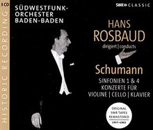 Hans Rosbaud Dirigiert: Sinfonien und Konzerte