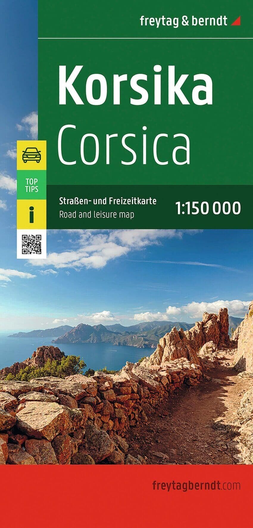 freytag & berndt Straßenkarte Korsika 1:150.000