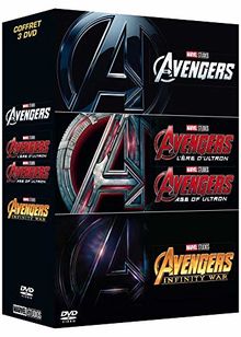 Coffret avengers 1 à 3 : avengers ; l'ère d'ultron ; infinity war [FR Import]