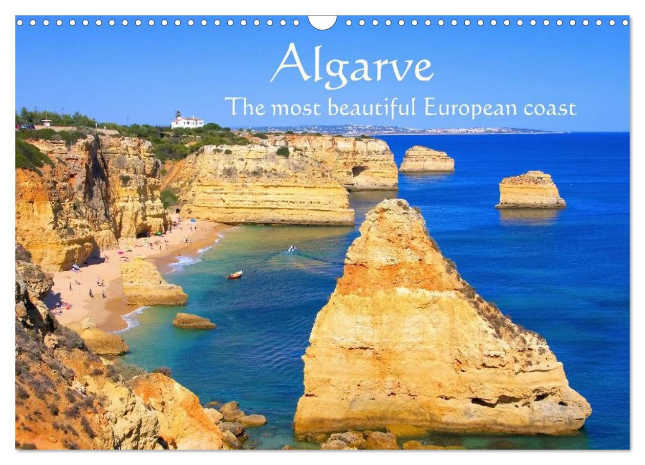 Algarve - The most beautiful European coast (Wall Calendar 2026 DIN A3 landscape), CALVENDO 12 Month Wall Calendar: Some of the wide sandy beaches in Portugal