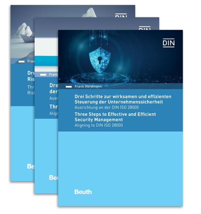 Paket - Drei Schritte zur Steuerung der Unternehmenssicherheit + zur Aufrechterhaltung der Betriebsfähigkeit + zum Risikomanagement: DIN ISO 28000 + ... DIN ISO 31000 deutsch/englisch (Beuth Praxis)