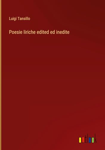 Poesie liriche edited ed inedite