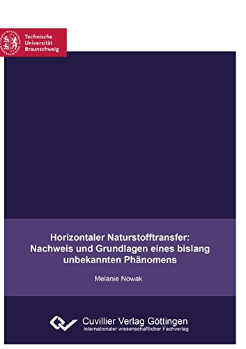 Horizontaler Naturstofftransfer: Nachweis und Grundlagen eines bislang unbekannten Phänomens