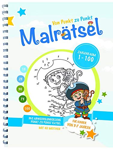 Von Punkt zu Punkt Malrätsel – 1 bis 100