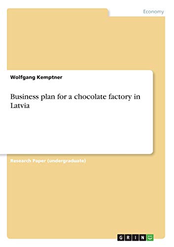 Business plan for a chocolate factory in Latvia