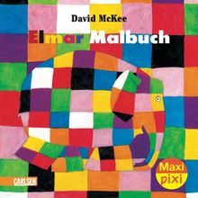 Maxi-Pixi Nr. 24: Elmar - Das Malbuch