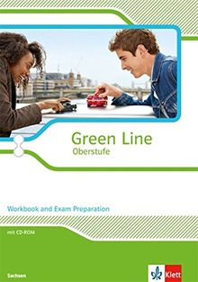 Green Line Oberstufe - Ausgabe 2015 / Workbook and exam preparation mit CD-extra Klasse 11/12. Ausgabe für Sachsen