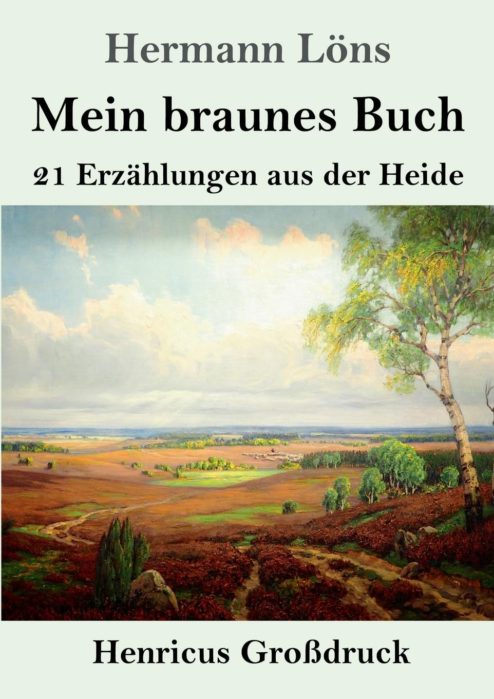 Mein braunes Buch (Großdruck): 21 Erzählungen aus der Heide
