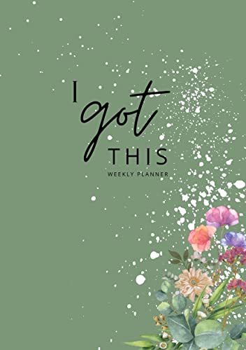 Weekly Planner a5: Let Organization, Self-reflection and Productivity be Part of Your Day: A simple, undated Notebook to help You Stick to Your Routine, Create new Habits and Grow