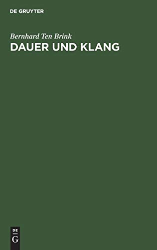 Dauer und Klang: Ein Beitrag zur Geschichte der Vocalquantität im Altfranzösischen