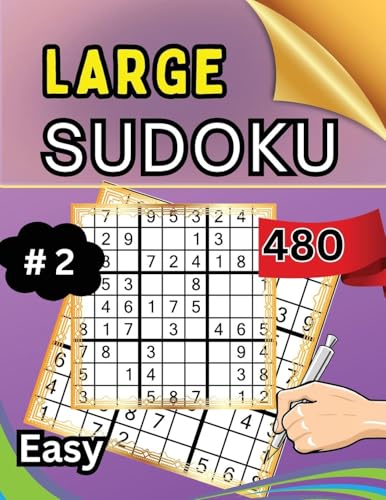 Large Sudoku 480 Easy #2: Easy Difficulty Perfect for Beginners
