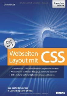 Webseiten-Layout mit CSS - Der perfekte Einstieg in Cascading Style Sheets - Berücksichtigt CSS 3