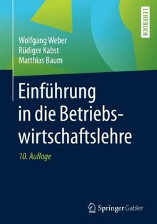 Einführung in die Betriebswirtschaftslehre
