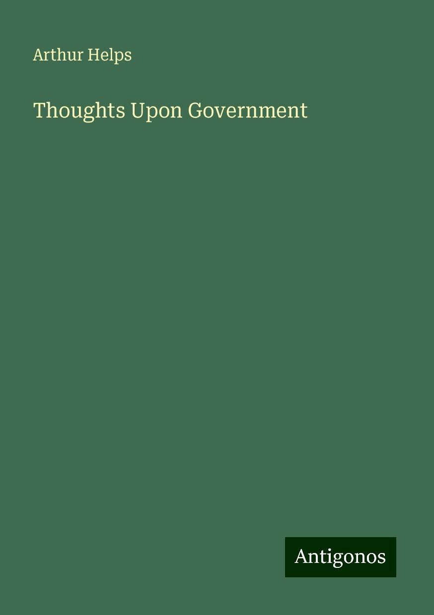Thoughts Upon Government