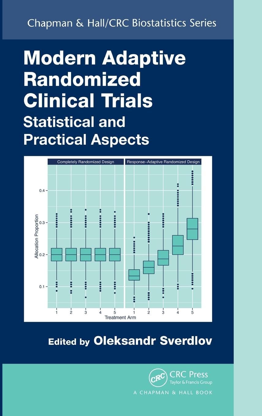 Modern Adaptive Randomized Clinical Trials: Statistical and Practical Aspects (Chapman & Hall/CRC Biostatistics)