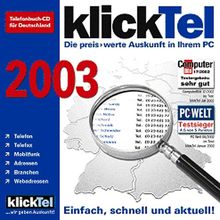 klickTel 2003, Ausgabe Juli