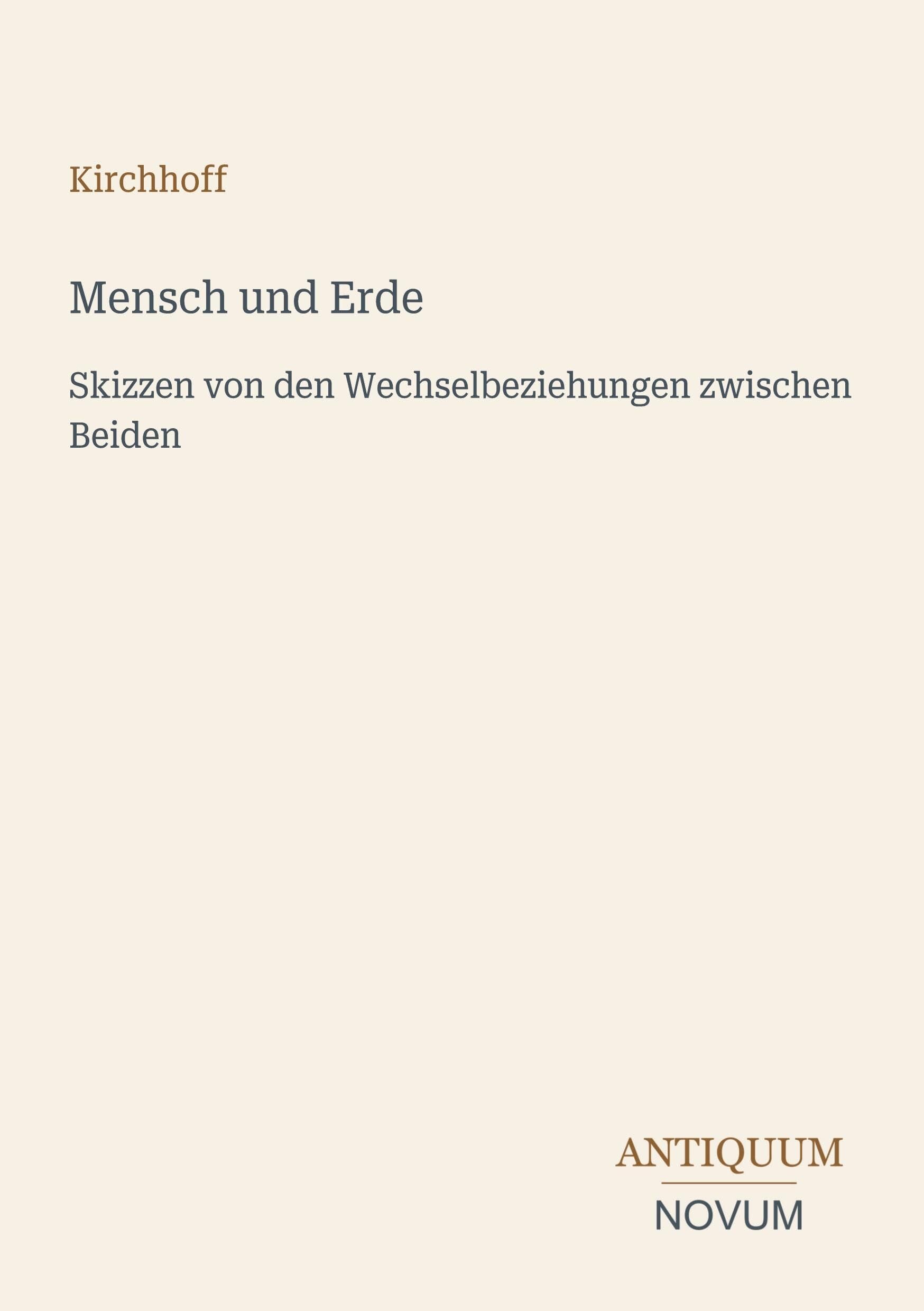 Mensch und Erde