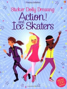 Sticker Dolly Dressing Action & Ice Skaters