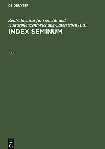 Index Seminum, Index Seminum (1989)
