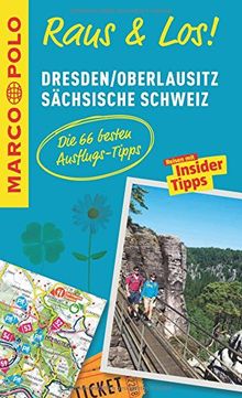 MARCO POLO Raus & Los! Dresden, Oberlausitz, Sächsische Schweiz: Guide und große Erlebnis-Karte in praktischer Schutzhülle