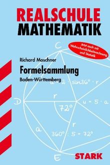 Training Mathematik Realschule / Formelsammlung Mathematik: grüne Reihe / Baden-Württemberg. Jetzt auch mit Wahrscheinlichkeitsrechnung und Statistik.