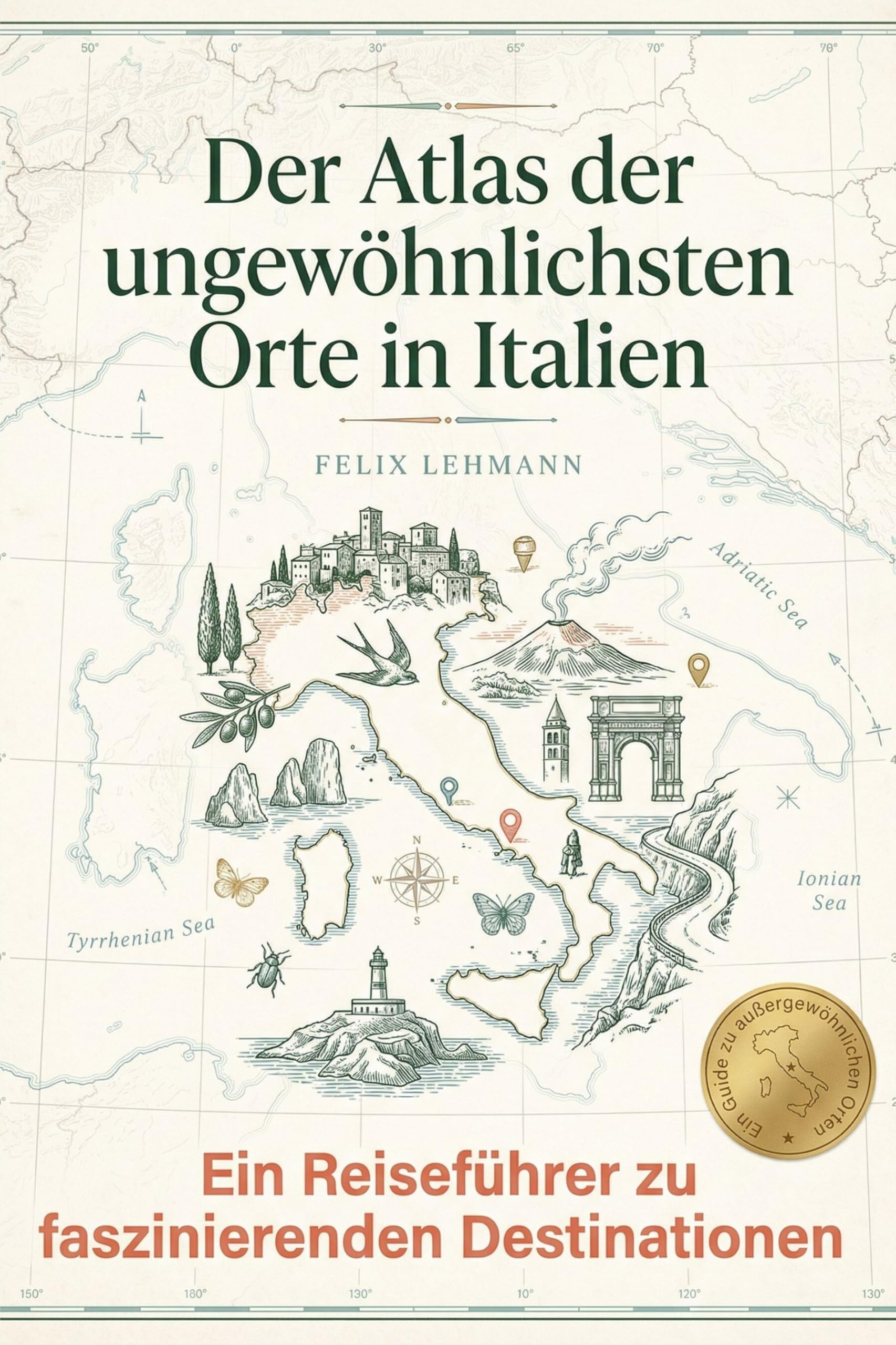 Der Atlas der ungewöhnlichsten Orte in Italien: Ein Reiseführer zu faszinierenden Destinationen. Der ultimative Guide für Entdecker und Abenteurer. Das perfekte Geschenk für Italien-Liebhaber