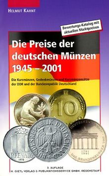 Die Preise der deutschen Münzen 1945 - 2001