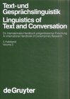 Text- und Gesprächslinguistik 2. Halbband: Ein internationales Handbuch zeitgenössischer Forschung (Handbücher zur Sprach- und ... Communication Science [HSK], 16/2, Band 2)
