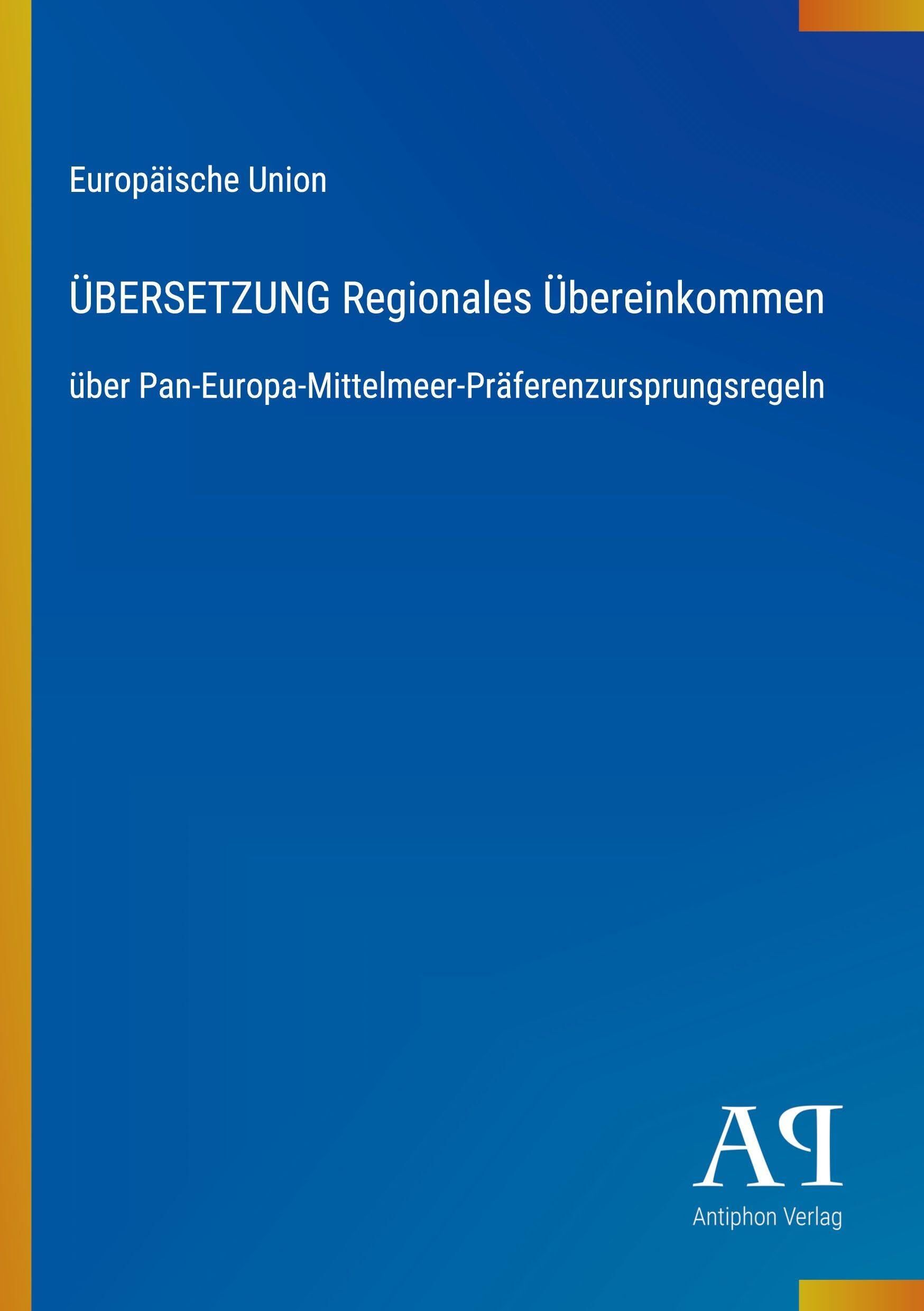 ÜBERSETZUNG Regionales Übereinkommen