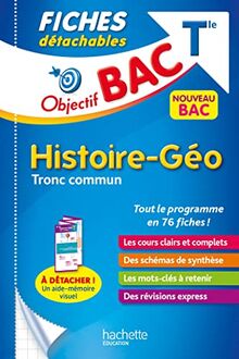 Histoire géo tronc commun terminale : fiches détachables : nouveau bac