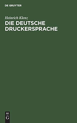 Die deutsche Druckersprache